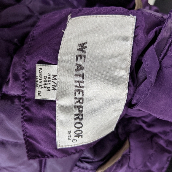 WEATHERPROOF Quilted purple jacket | M - Picture 8 of 9
